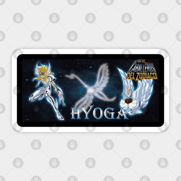 Hyoga Sticker by Fuzzylots